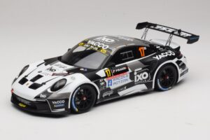 Porsche 911 992 Rally GT #17 C. De Cecco / J. Humblet Rallye de Wallonie 2025 IXO 1:18 18RMC255 Pressofusione