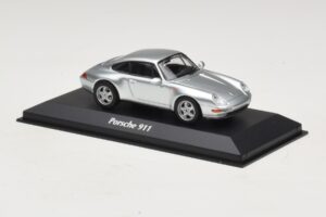 Porsche 911 993 Argento Maxichamps 1:43 940063001 Pressofusione — immagine 3 di 5