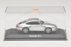 Porsche 911 993 Argento Maxichamps 1:43 940063001 Pressofusione — immagine 4 di 5
