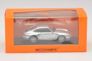 Porsche 911 993 Argento Maxichamps 1:43 940063001 Pressofusione — immagine 5 di 5