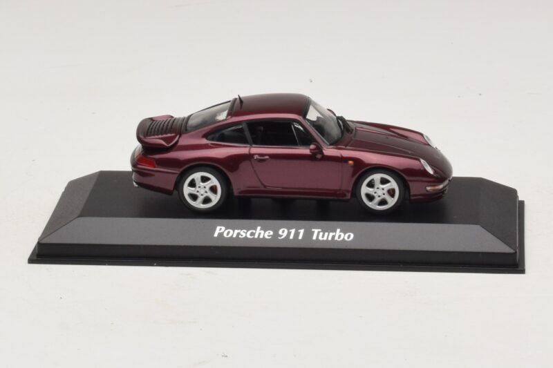 Porsche 911 993 Turbo Rosso Metallizzato Maxichamps 1:43 940069200 Pressofusione