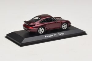 Porsche 911 993 Turbo Rosso Metallizzato Maxichamps 1:43 940069200 Pressofusione — immagine 2 di 5