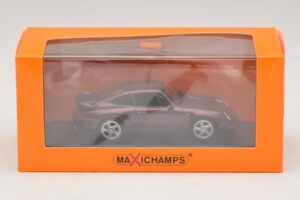 Porsche 911 993 Turbo Rosso Metallizzato Maxichamps 1:43 940069200 Pressofusione — immagine 5 di 5