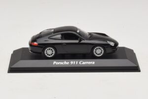 Porsche 911 996 Carrera Nero Maxichamps 1:43 940061020 Pressofusione