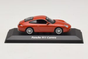 Porsche 911 996 Carrera Orange Metallic Maxichamps 1:43 940061021 Pressofusione