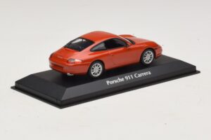 Porsche 911 996 Carrera Orange Metallic Maxichamps 1:43 940061021 Pressofusione — immagine 2 di 5
