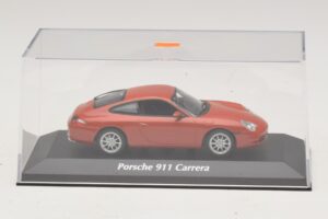 Porsche 911 996 Carrera Orange Metallic Maxichamps 1:43 940061021 Pressofusione — immagine 4 di 5