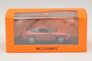 Porsche 911 996 Carrera Orange Metallic Maxichamps 1:43 940061021 Pressofusione — immagine 5 di 5