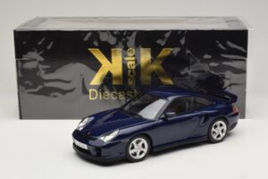 Porsche 911 996 GT2 Blu Scuro Metallizzato KK-Scale 1:18 KKDC181452 Pressofusione — immagine 6 di 6