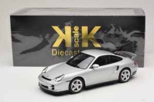 Porsche 911 996 GT2 Argento KK-Scale 1:18 KKDC181451 Pressofusione — immagine 6 di 6