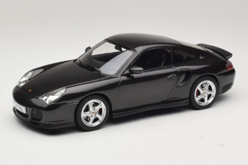 Porsche 911 996 Turbo Nero Metallizzato KK-Scale 1:18 KKDC181472 Pressofusione