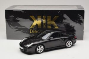 Porsche 911 996 Turbo Nero Metallizzato KK-Scale 1:18 KKDC181472 Pressofusione — immagine 6 di 6