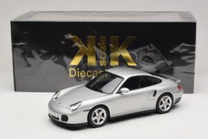 Porsche 911 996 Turbo Argento KK-Scale 1:18 KKDC181471 Pressofusione — immagine 6 di 6