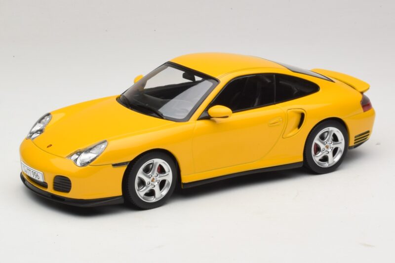 Porsche 911 996 Turbo Giallo KK-Scale 1:18 KKDC181473 Pressofusione