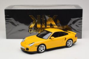 Porsche 911 996 Turbo Giallo KK-Scale 1:18 KKDC181473 Pressofusione — immagine 6 di 6