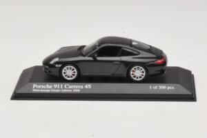 Porsche 911 997 Carrera 4S Grigio Metallizzato Minichamps 1:43 403066430 Pressofusione