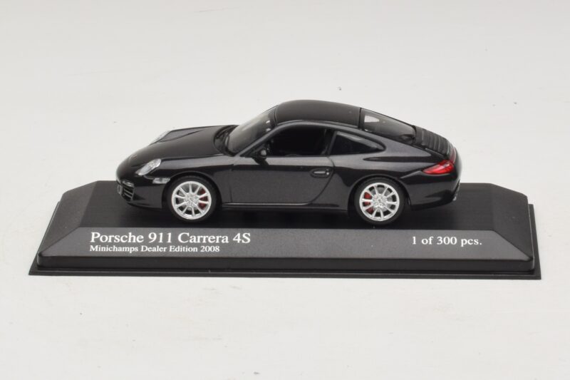Porsche 911 997 Carrera 4S Grigio Metallizzato Minichamps 1:43 403066430 Pressofusione