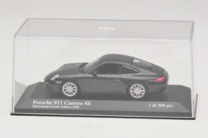 Porsche 911 997 Carrera 4S Grigio Metallizzato Minichamps 1:43 403066430 Pressofusione — immagine 4 di 5