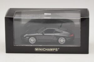 Porsche 911 997 Carrera 4S Grigio Metallizzato Minichamps 1:43 403066430 Pressofusione — immagine 5 di 5