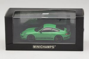 Porsche 911 997 GT3 RS Verde Minichamps 1:43 403066011 Pressofusione — immagine 5 di 5