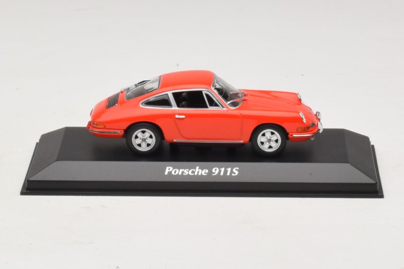 Porsche 911S Arancione Maxichamps 1:43 940067120 Pressofusione