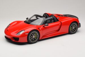 Porsche 918 Spyder Weissach Package Guards Red AUTOart 1:12 12122 Pressofusione