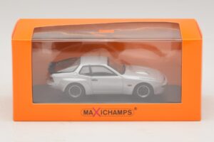 Porsche 924 GT Argento Maxichamps 1:43 940066122 Pressofusione — immagine 5 di 5