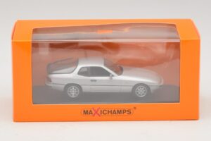 Porsche 924 Argento Maxichamps 1:43 940062120 Pressofusione — immagine 5 di 5