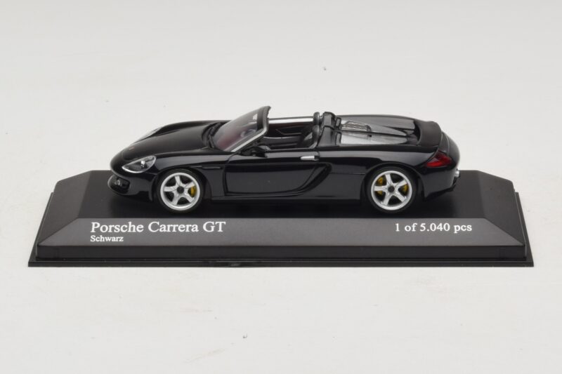 Porsche Carrera GT Nero Minichamps 1:43 430060230 Pressofusione