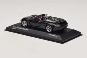 Porsche Carrera GT Nero Minichamps 1:43 430060230 Pressofusione — immagine 3 di 5