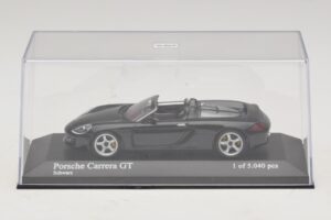 Porsche Carrera GT Nero Minichamps 1:43 430060230 Pressofusione — immagine 4 di 5