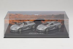 Porsche Carrera GT Spider & Coupé Set Argento Minichamps 1:43 WAP02010314 Pressofusione — immagine 4 di 5