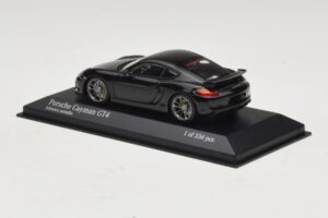 Porsche Cayman GT4 981 Black Metallic Minichamps 1:43 410066121 Pressofusione — immagine 3 di 5