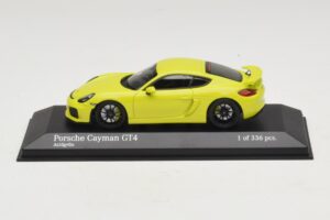 Porsche Cayman GT4 981 Verde Minichamps 1:43 410066122 Pressofusione