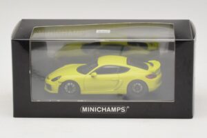 Porsche Cayman GT4 981 Verde Minichamps 1:43 410066122 Pressofusione — immagine 5 di 5