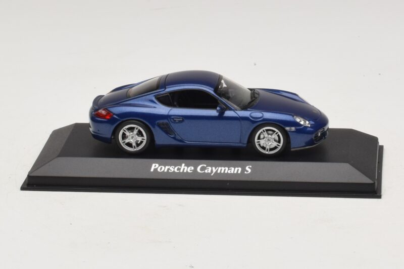 Porsche Cayman S 987 Blu Metallizzato Maxichamps 1:43 940065621 Pressofusione