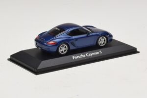 Porsche Cayman S 987 Blu Metallizzato Maxichamps 1:43 940065621 Pressofusione — immagine 2 di 5