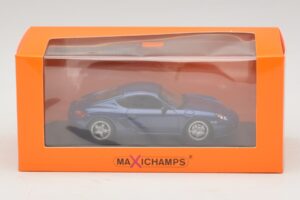 Porsche Cayman S 987 Blu Metallizzato Maxichamps 1:43 940065621 Pressofusione — immagine 5 di 5