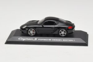 Porsche Cayman S 987 Porsche Design Edition 1 Nero Minichamps 1:43 400065622 Pressofusione
