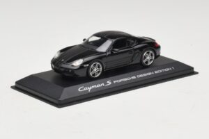 Porsche Cayman S 987 Porsche Design Edition 1 Nero Minichamps 1:43 400065622 Pressofusione — immagine 2 di 5