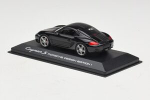 Porsche Cayman S 987 Porsche Design Edition 1 Nero Minichamps 1:43 400065622 Pressofusione — immagine 3 di 5