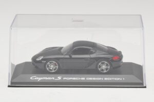 Porsche Cayman S 987 Porsche Design Edition 1 Nero Minichamps 1:43 400065622 Pressofusione — immagine 4 di 5