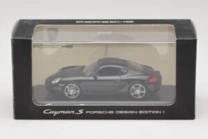 Porsche Cayman S 987 Porsche Design Edition 1 Nero Minichamps 1:43 400065622 Pressofusione — immagine 5 di 5