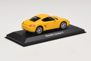 Porsche Cayman S 987 Giallo Maxichamps 1:43 940065620 Pressofusione — immagine 2 di 5