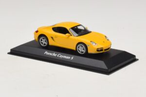 Porsche Cayman S 987 Giallo Maxichamps 1:43 940065620 Pressofusione — immagine 3 di 5
