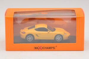 Porsche Cayman S 987 Giallo Maxichamps 1:43 940065620 Pressofusione — immagine 5 di 5