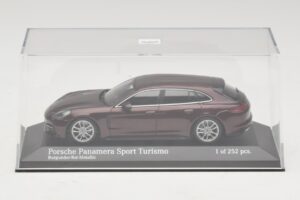Porsche Panamera 971 Sport Turismo 4S Rosso Minichamps 1:43 410066110 Pressofusione — immagine 4 di 5