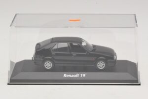 Renault 19 Nero Maxichamps 1:43 940113701 Pressofusione — immagine 4 di 5
