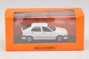Renault 19 Bianco Maxichamps 1:43 940113700 Pressofusione — immagine 5 di 5