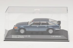 Rover Vitesse SD1 3.5 V8 Blu Metallizzato Minichamps 1:43 400138501 Pressofusione — immagine 4 di 5